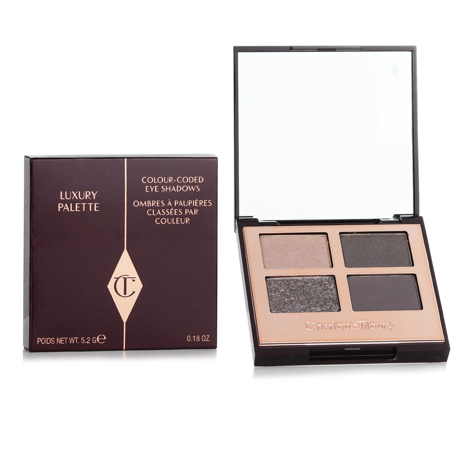 Charlotte Tilbury Luxury Palette Colour Coded Eye Shadows - # The Rock Chick  5.2g/0.18oz - Olabens