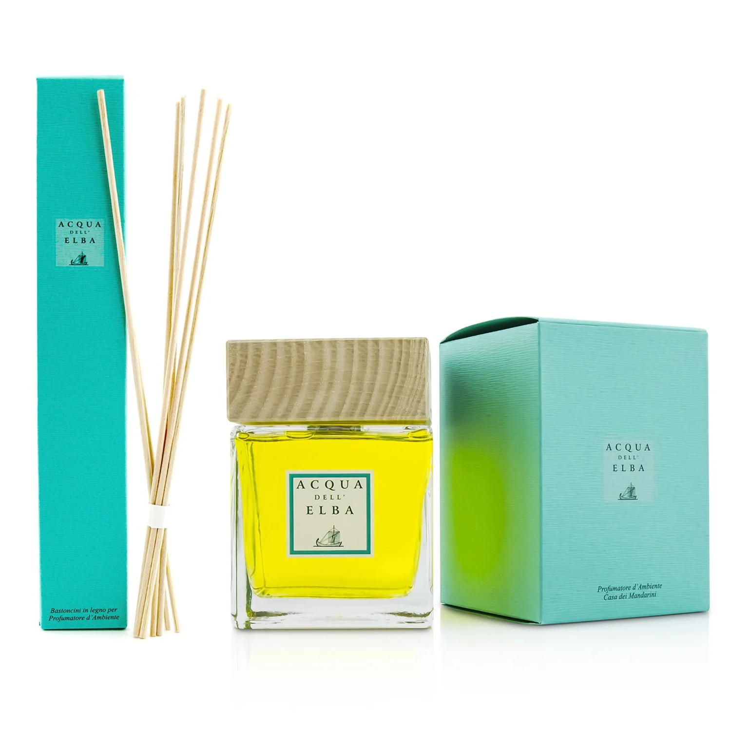 Acqua Dell'Elba Home Fragrance Diffuser - Casa Dei Mandarini  500ml/17oz - Olabens