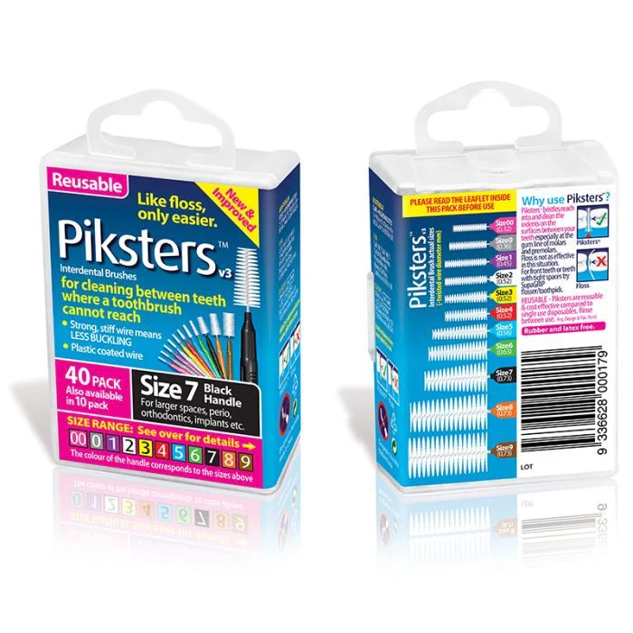 Piksters Interdental Brush 7 40 Pack - Olabens