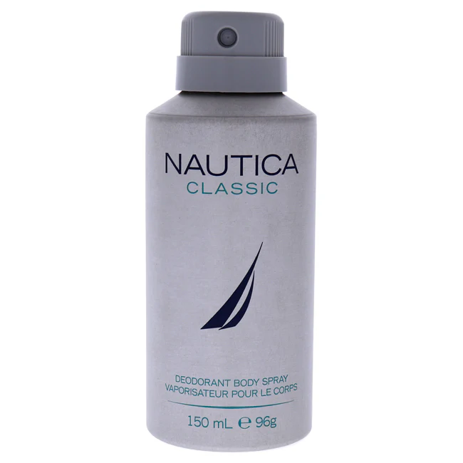 Nautica Nautica Classic Deodorant Body Spray by Nautica for Men - 5 oz Body Spray - Olabens