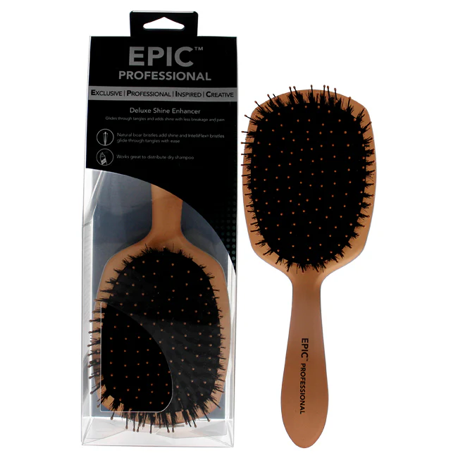 Wet Brush Pro Epic Deluxe Shine Enhancer Brush - Rose Gold by Wet Brush for Unisex - 1 Pc Hair Brush - Olabens