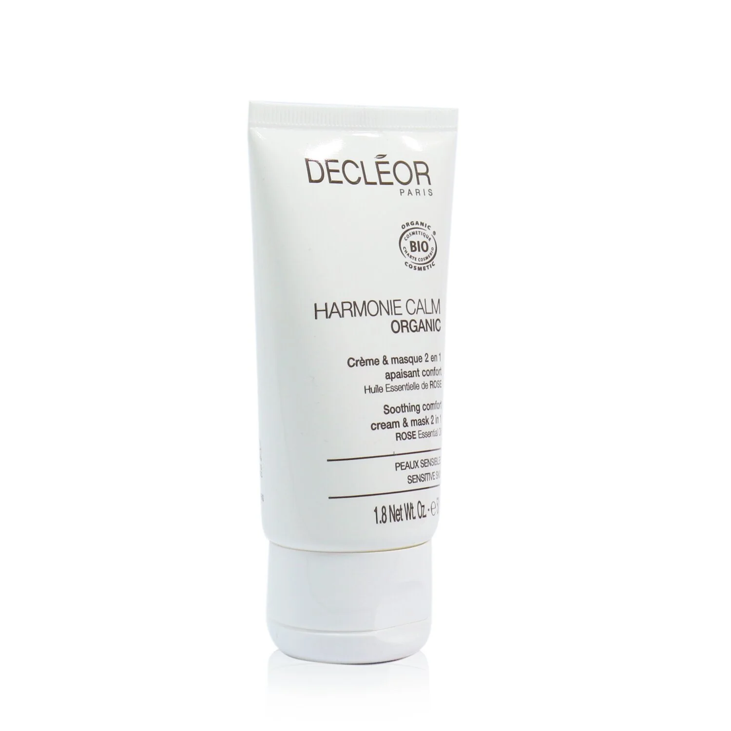 Decleor Harmonie Calm Organic Soothing Comfort Cream & Mask 2 In 1 - For Sensitive Skin (Salon Product)  50ml/1.8oz - Olabens