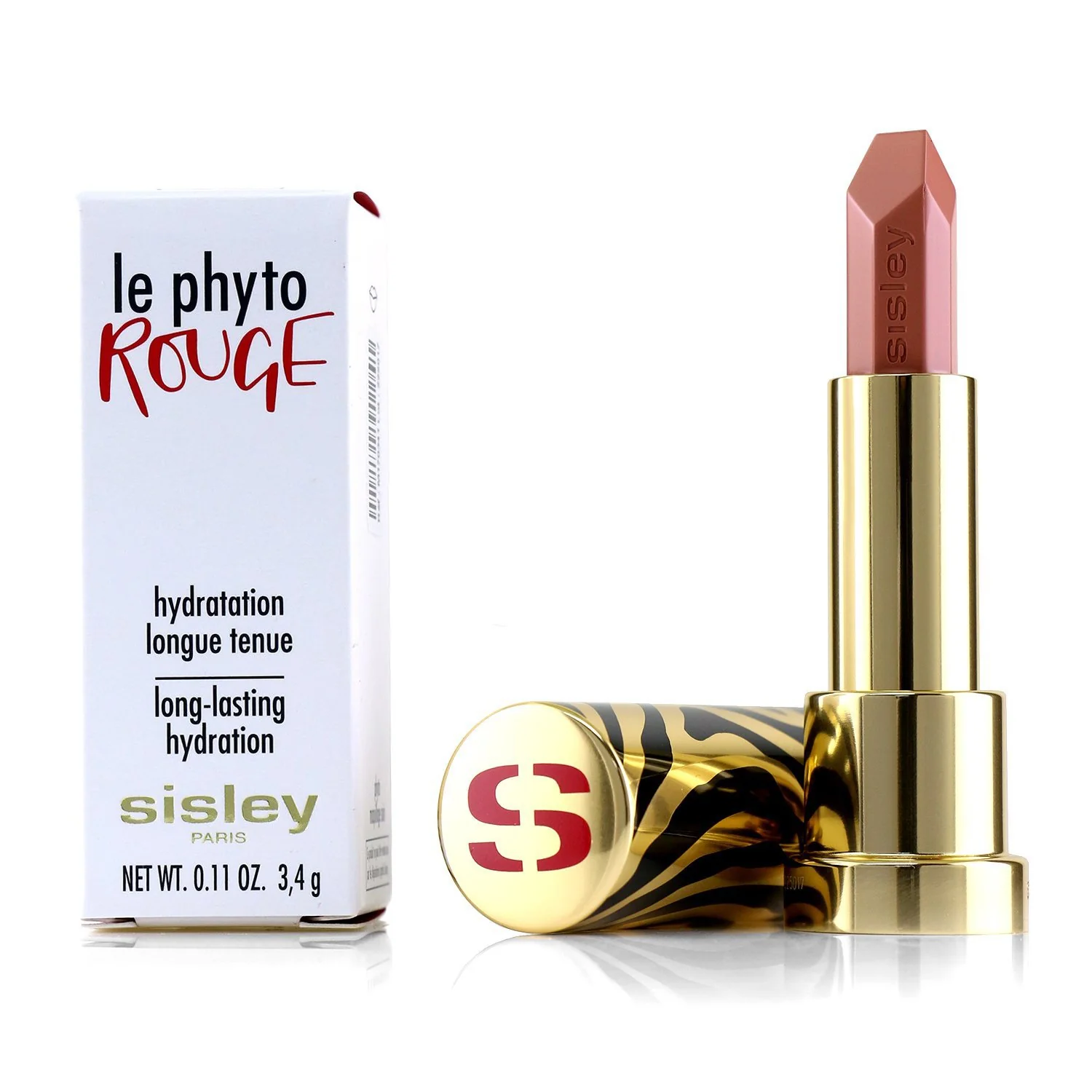 Sisley Le Phyto Rouge Long Lasting Hydration Lipstick - # 10 Beige Jaipur  3.4g/0.11oz - Olabens