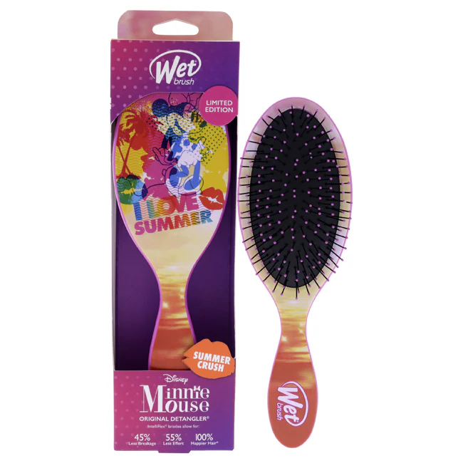 Wet Brush Original Detangler Summer Crush Brush - I Love Summer by Wet Brush for Unisex - 1 Pc Hair Brush - Olabens