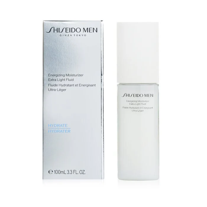 Shiseido Men Energizing Moisturizer Extra Light Fluid 100ml/3.3oz - Olabens