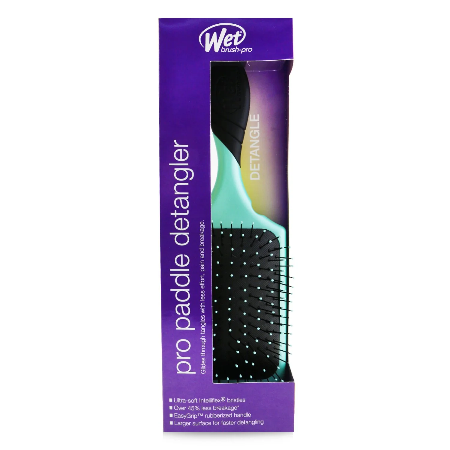 Wet Brush Pro Paddle Detangler - # Purist Blue  1pc - Olabens