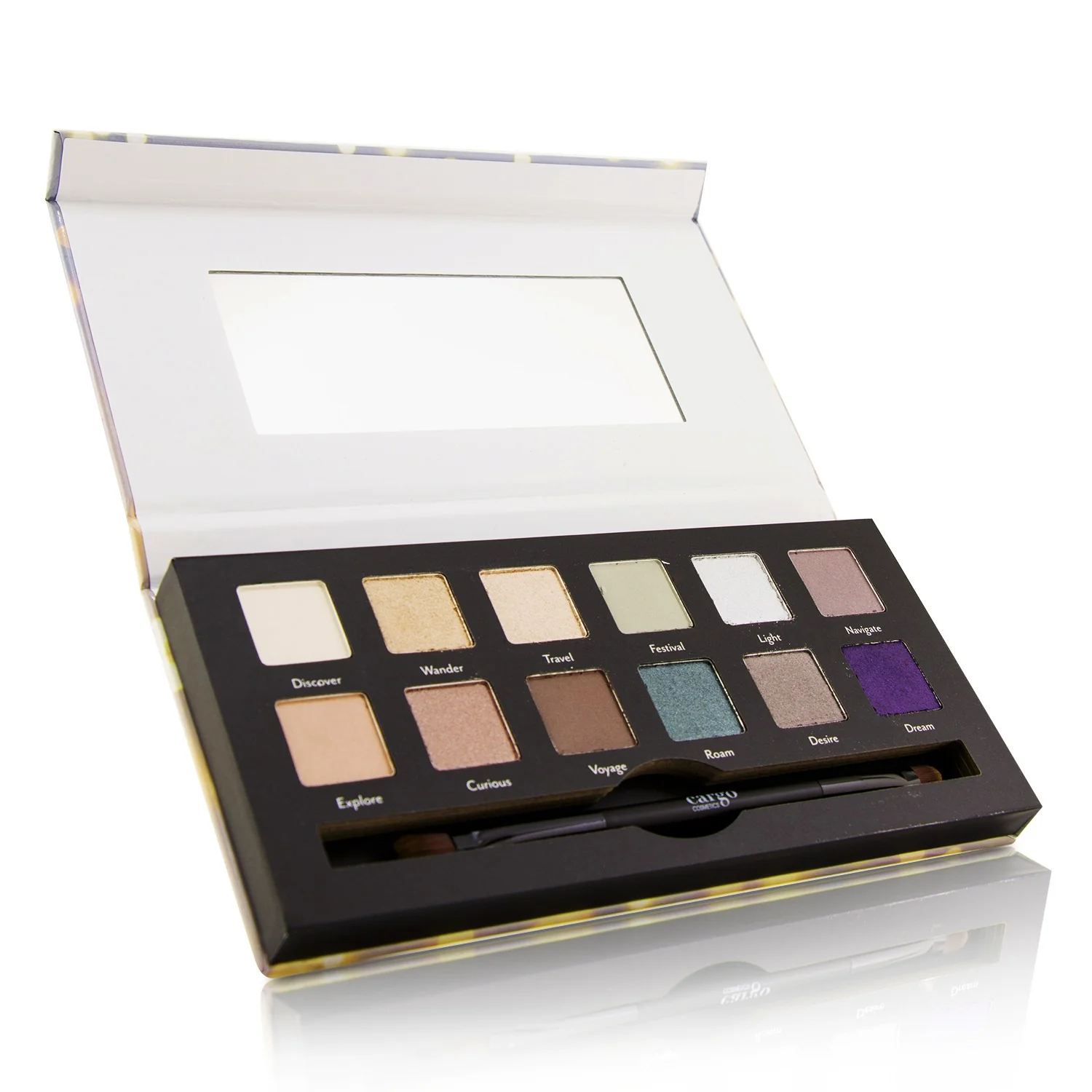 Cargo Wanderlust Eye Shadow Palette (12x Eye Shadow, 1x Shadow Brush)  12x0.8g/0.03oz - Olabens