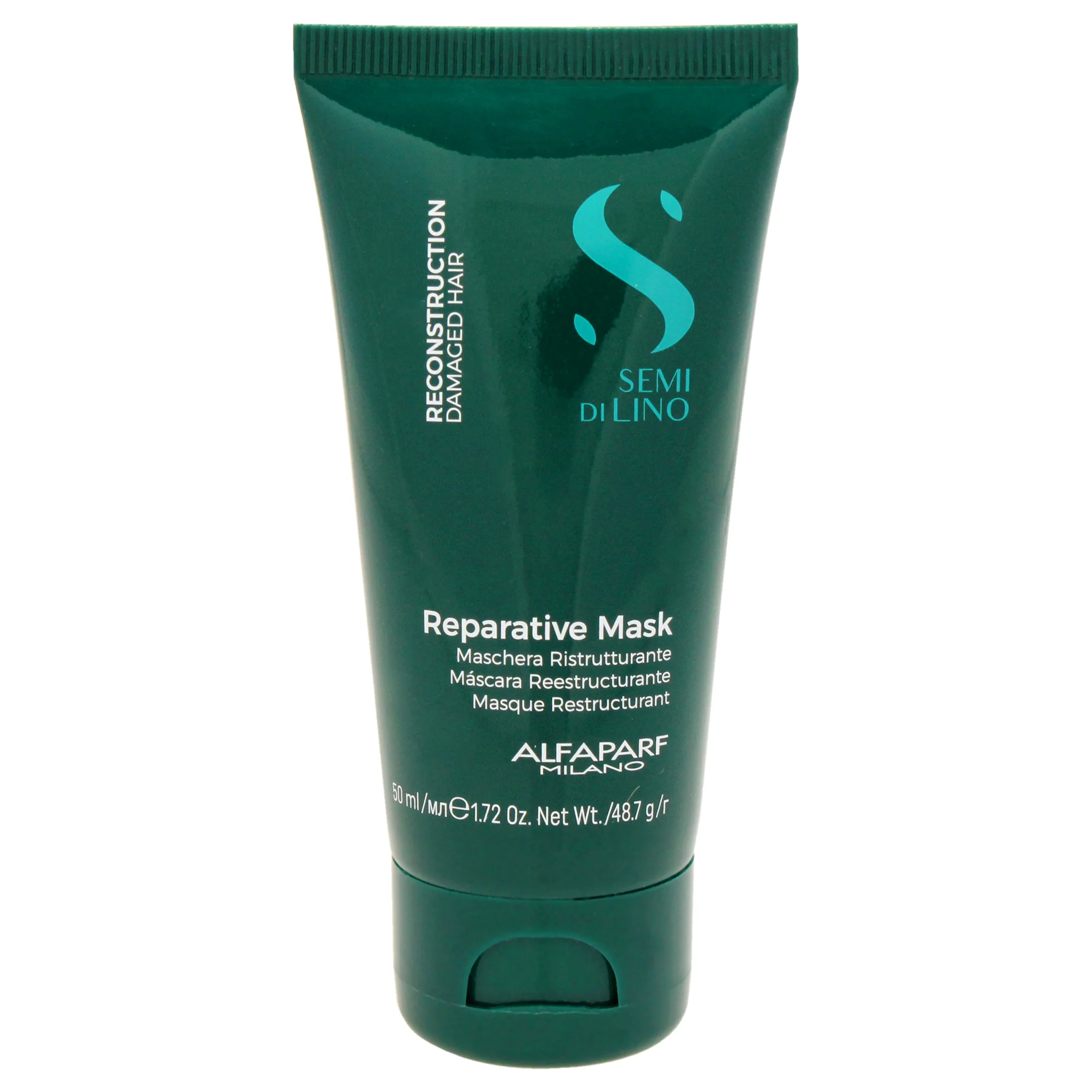 Semi Di Lino Reconstruction Reparative Mask by Alfaparf Milano for Unisex - 1.72 oz Masque - Olabens