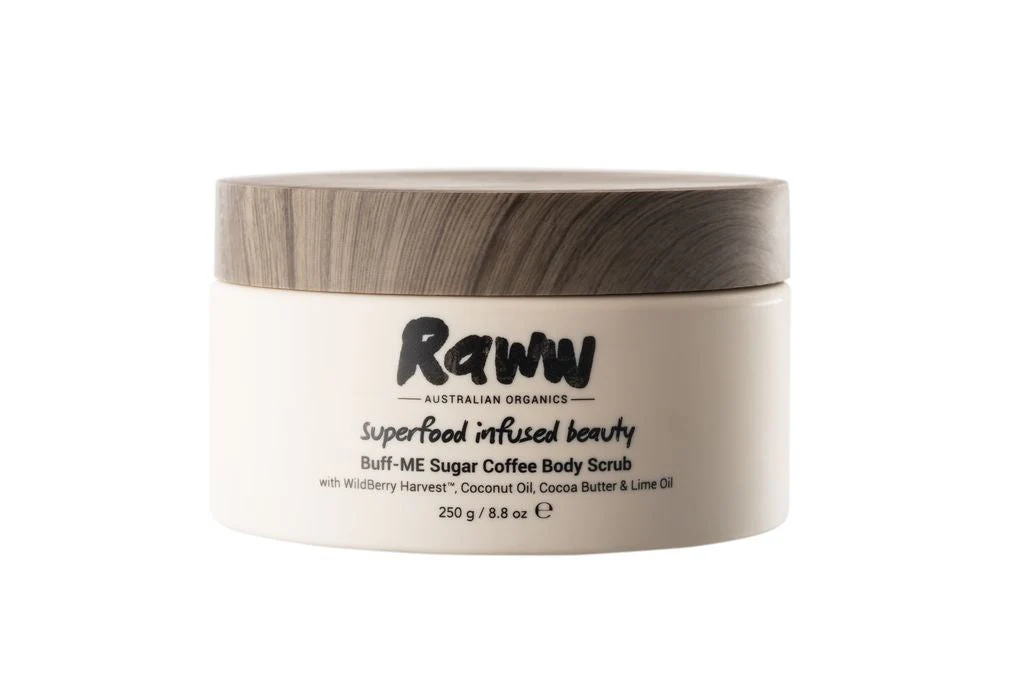 Raww Buff-Me Sugar Coffee Body Scrub 250g - Olabens