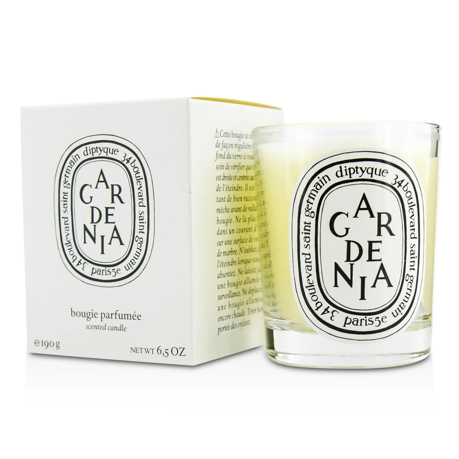 Diptyque Scented Candle - Gardenia  190g/6.5oz - Olabens