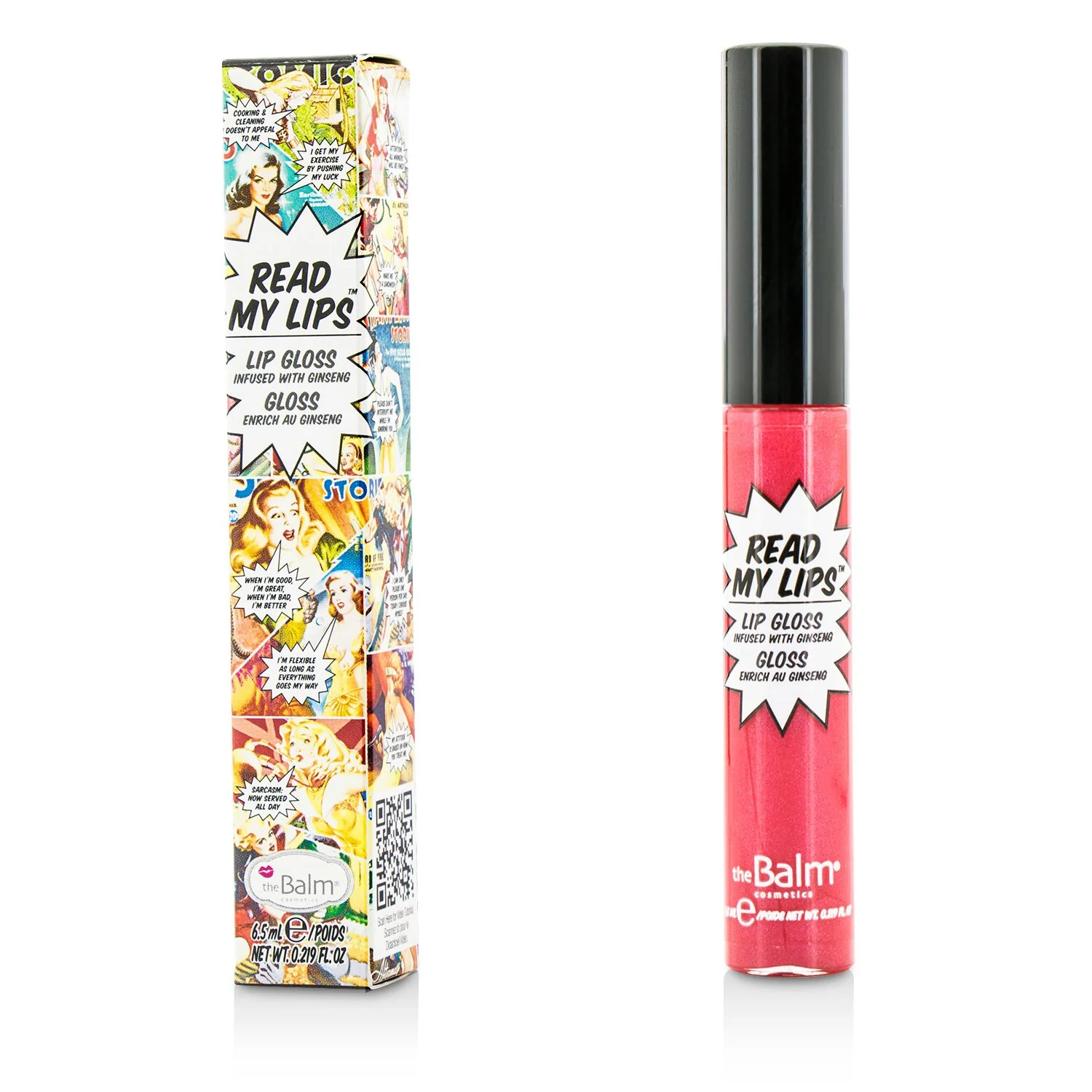 TheBalm Read My Lips (Lip Gloss Infused With Ginseng) - #Pow!  6.5ml/0.219oz - Olabens