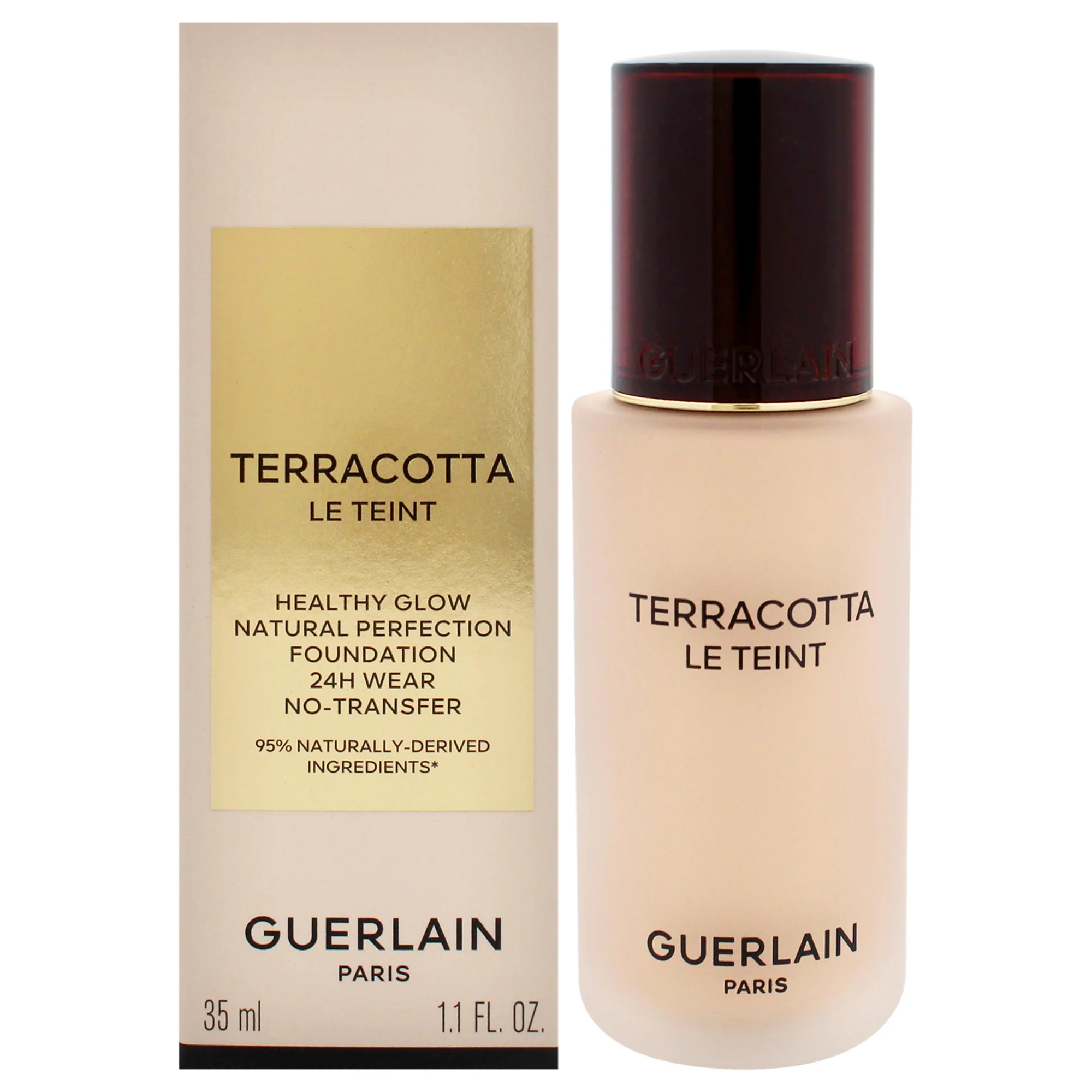 Terracotta Le Teint 24H Wear No-Transfer Foundation - 1.5N Neutral by Guerlain for Women - 1.1 oz Foundation - Olabens
