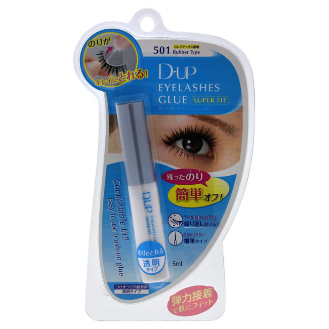 DUP Eyelashes Glue Super Fit - 501N Rubber by DUP for Women - 0.17 oz Glue - Olabens