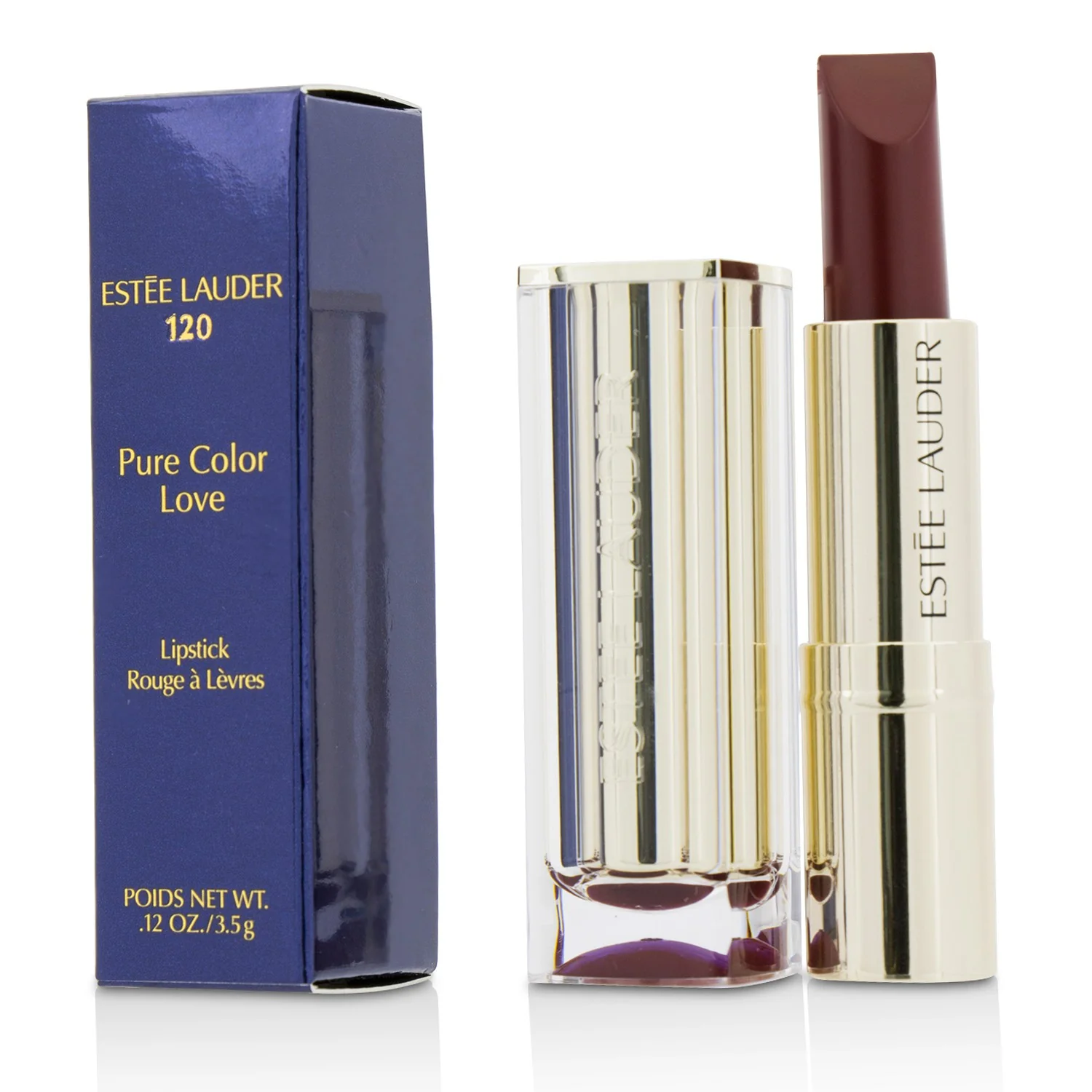 Estee Lauder Pure Color Love Lipstick - #120 Rose Xcess  3.5g/0.12oz - Olabens