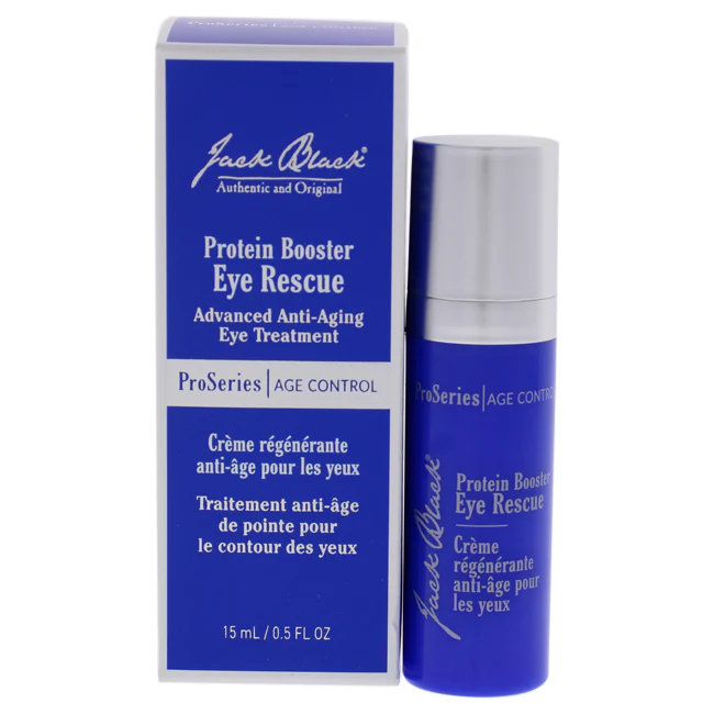 Jack Black Protein Booster Eye Rescue by Jack Black for Men - 0.5 oz Treatment - Olabens