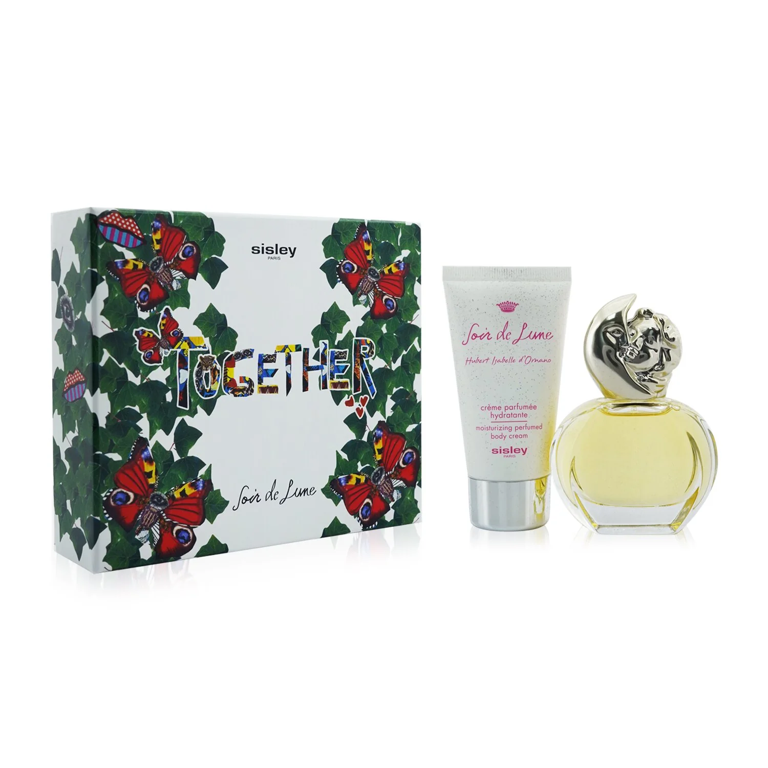 Sisley Soir De Lune Coffret: Eau De Parfum Spray 30ml/1oz + Moisturizing Perfumed Body Cream 50ml/1.6oz  2pcs - Olabens