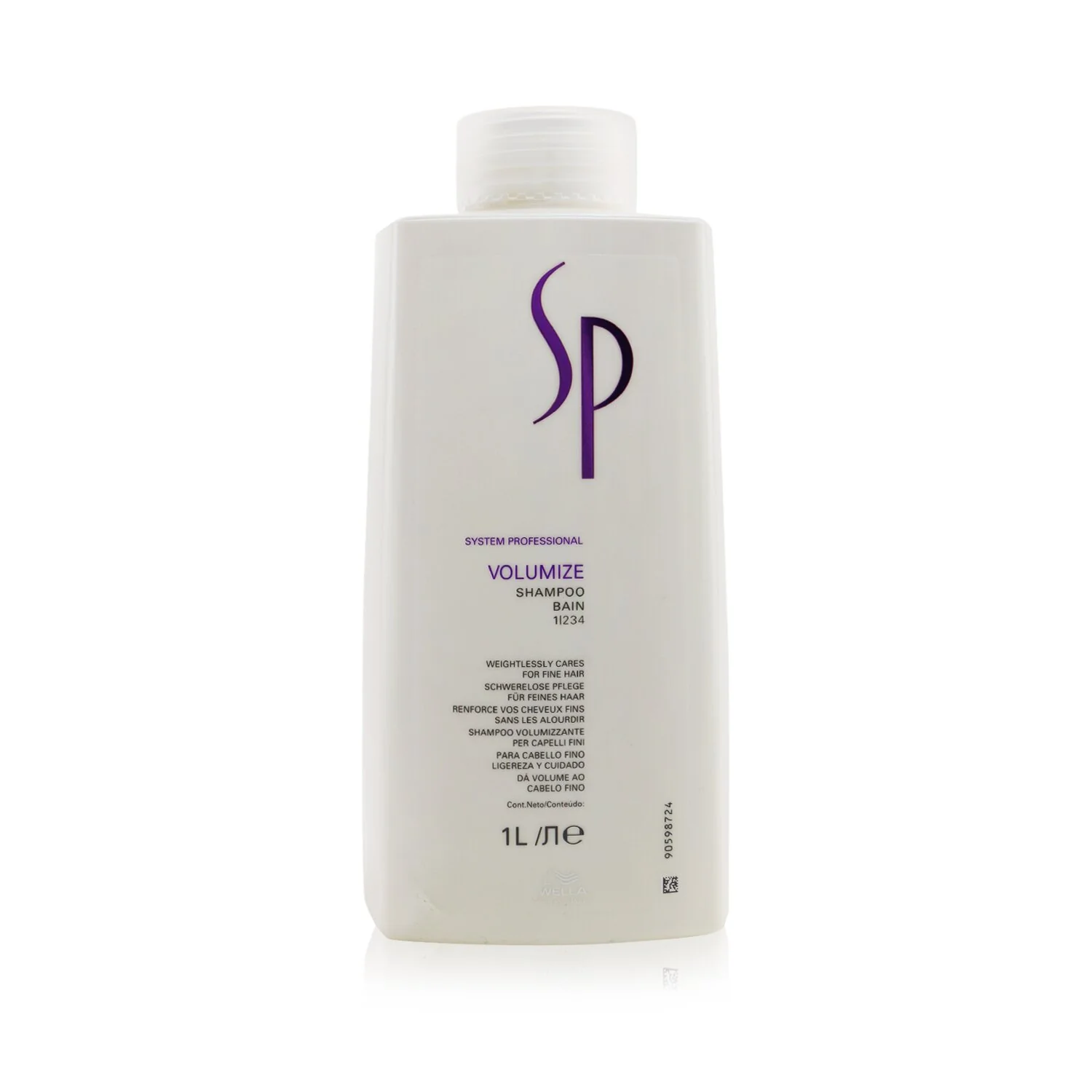 Wella SP Volumize Shampoo - For Fine Hair (Bottle Slightly Crushed)  1000ml/33.8oz - Olabens