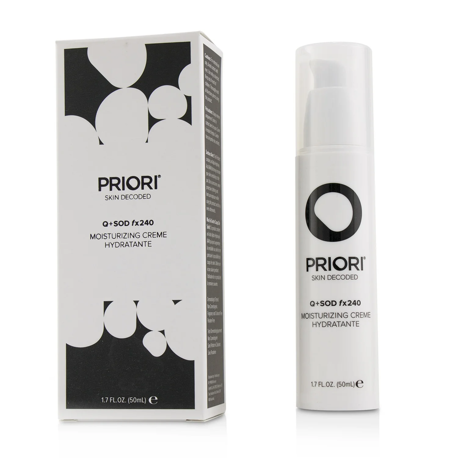 Priori Q+SOD fx240 - Moisturizing Creme  50ml/1.7oz - Olabens