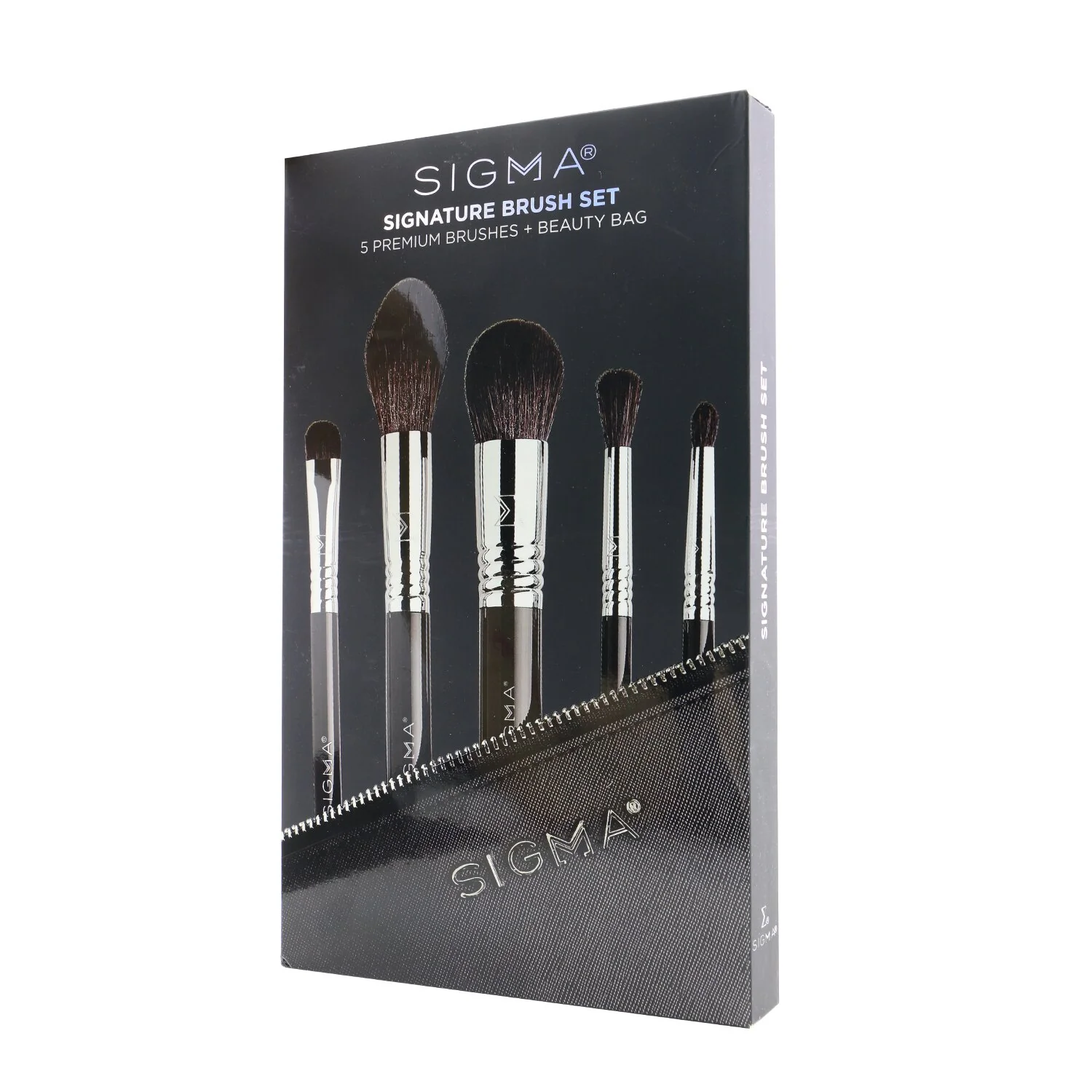 Sigma Beauty Signature Brush Set (5x Premium Brush, 1x Bag)  5pcs+1bag - Olabens