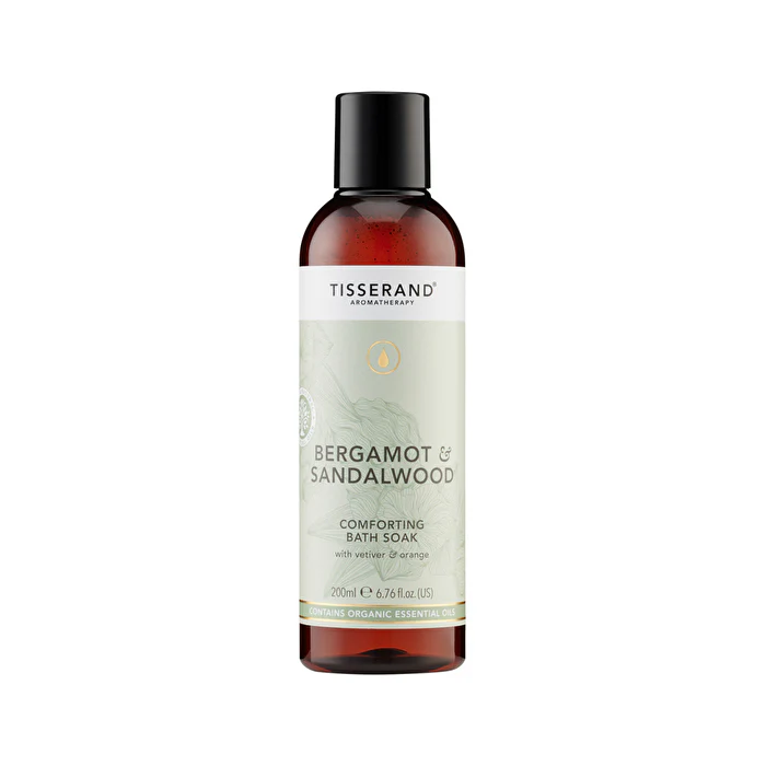 Tisserand Bath Soak Comforting Bergamot & Sandalwood 200ml - Olabens