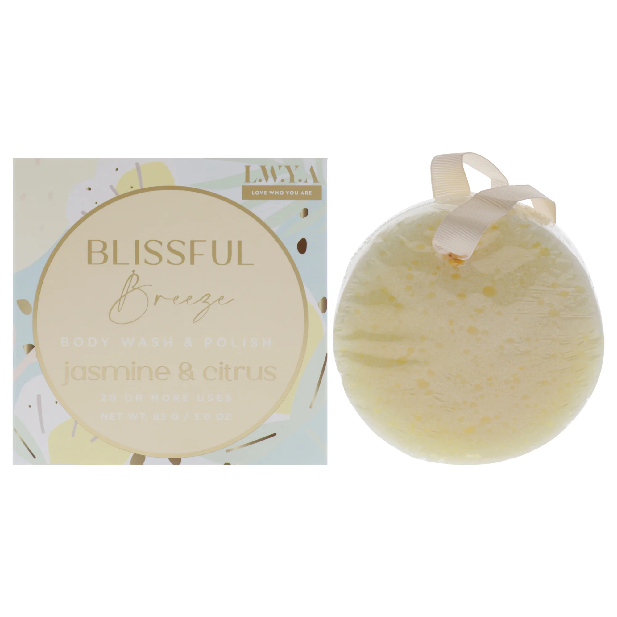 Body Wash and Polish - Jasmine and Citrus by LWYA for Women - 3 oz Body Wash - Olabens