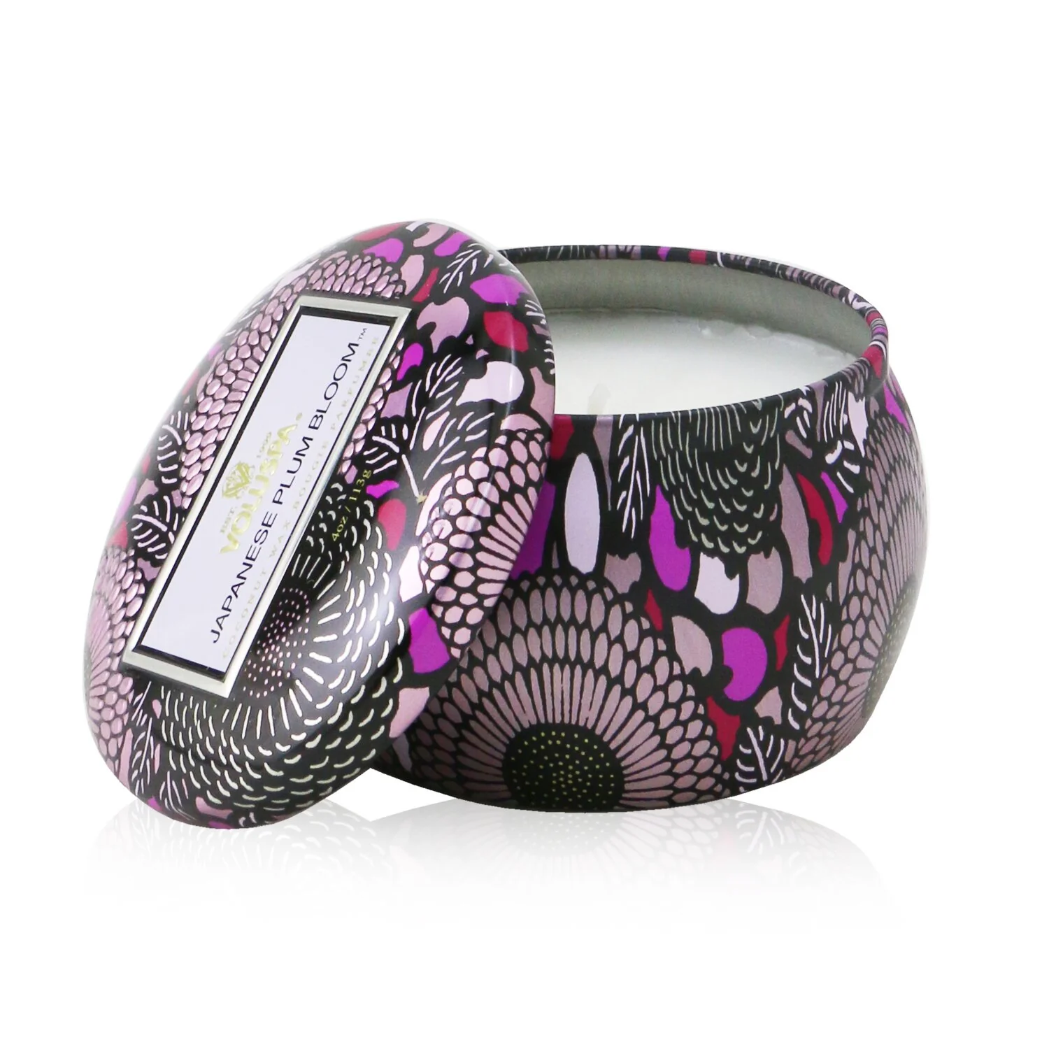 Voluspa Mini Tin Candle - Japanese Plum Bloom  113g/4oz - Olabens