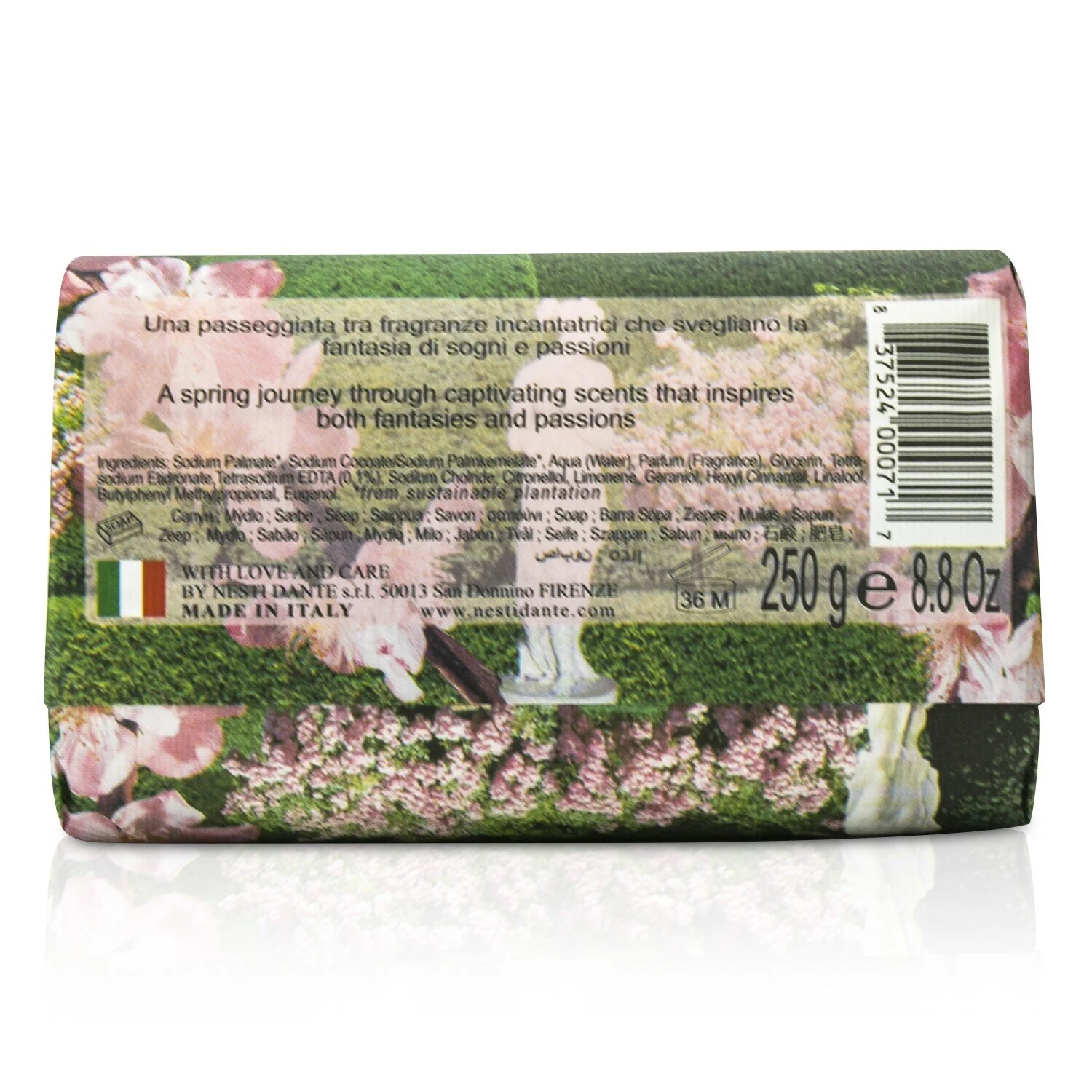 Nesti Dante Emozioni In Toscana Natural Soap - Garden In Bloom  250g/8.8oz - Olabens