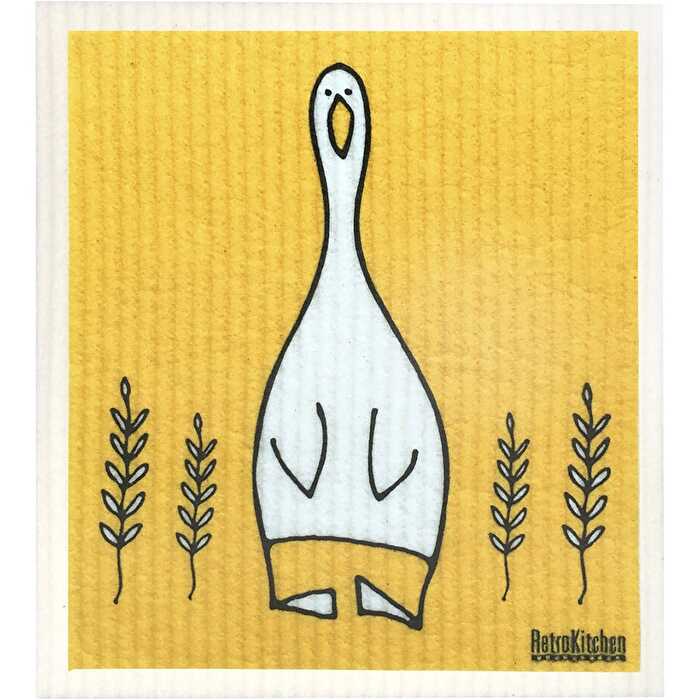 Retrokitchen 100% Compostable Sponge Cloth Duck - Olabens