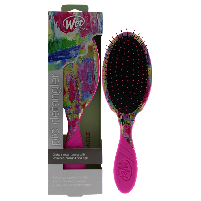 Wet Brush Pro Detangler Bright Future Brush - Pink by Wet Brush for Unisex - 1 Pc Hair Brush - Olabens