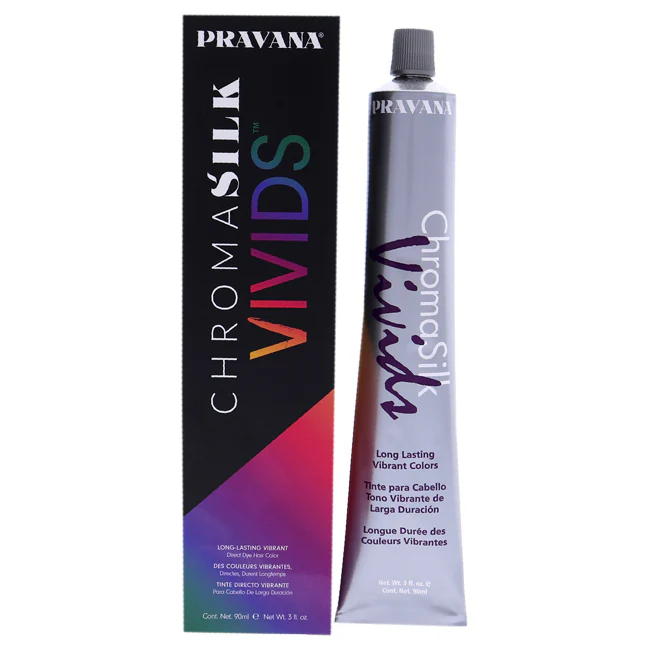 Pravana ChromaSilk Vivids - Black by Pravana for Unisex - 3 oz Hair Color - Olabens