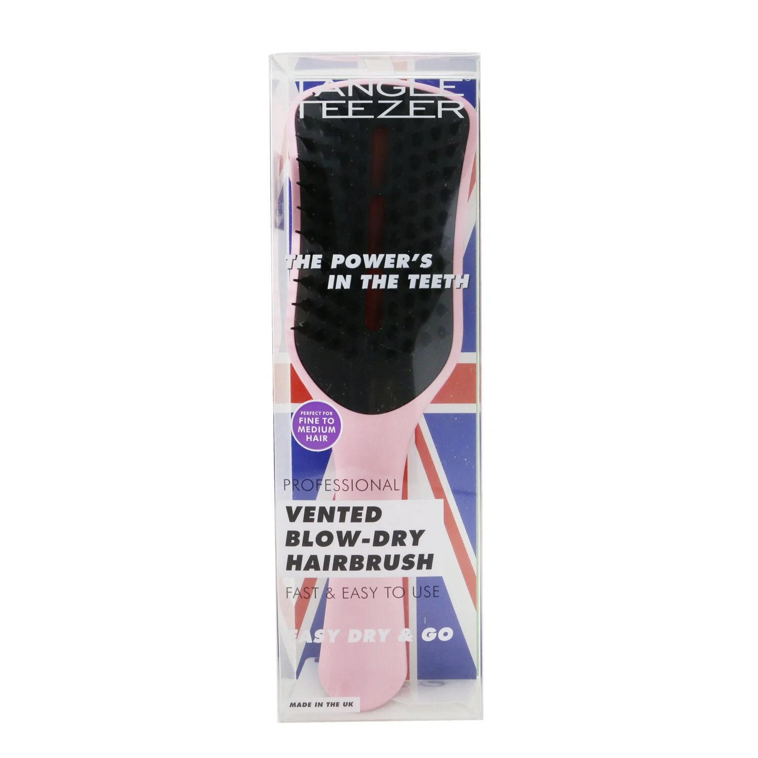 Tangle Teezer Easy Dry & Go Vented Blow-Dry Hair Brush - # Tickled Pink  1pc - Olabens