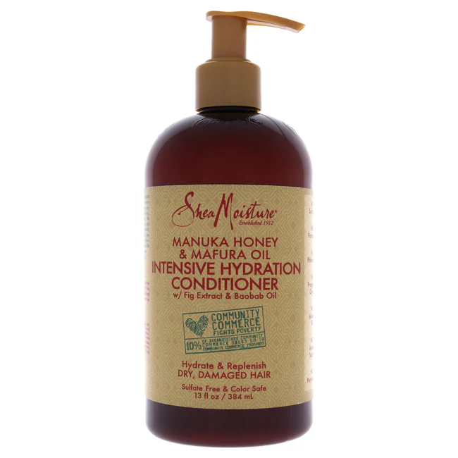 Shea Moisture Manuka Honey & Mafura Oil Intensive Hydration Conditioner by Shea Moisture for Unisex - 13 oz Conditioner - Olabens