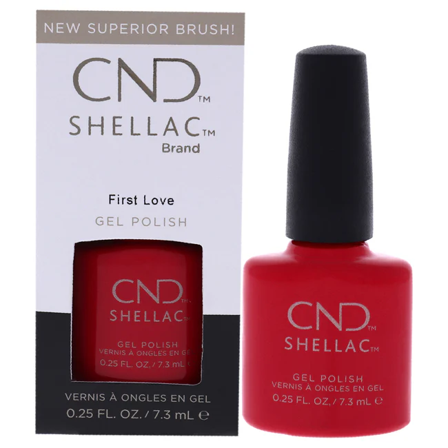Shellac Nail Color - First Love by CND for Women - 0.25 oz Nail Polish - Olabens