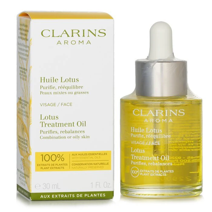 Clarins Face Treatment Oil - Lotus (For Oily or Combination Skin) 30ml/1oz - Olabens