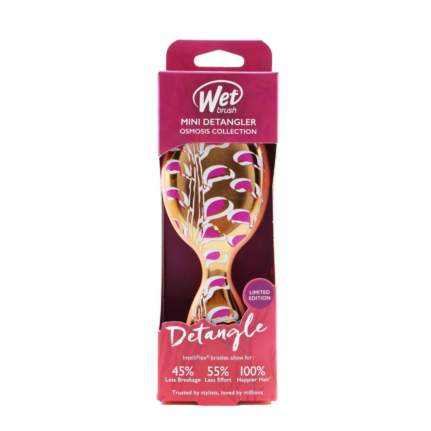 Wet Brush Mini Detangler Osmosis Collection - # Shimmering Seaweed (Limited Edition)  1pc - Olabens