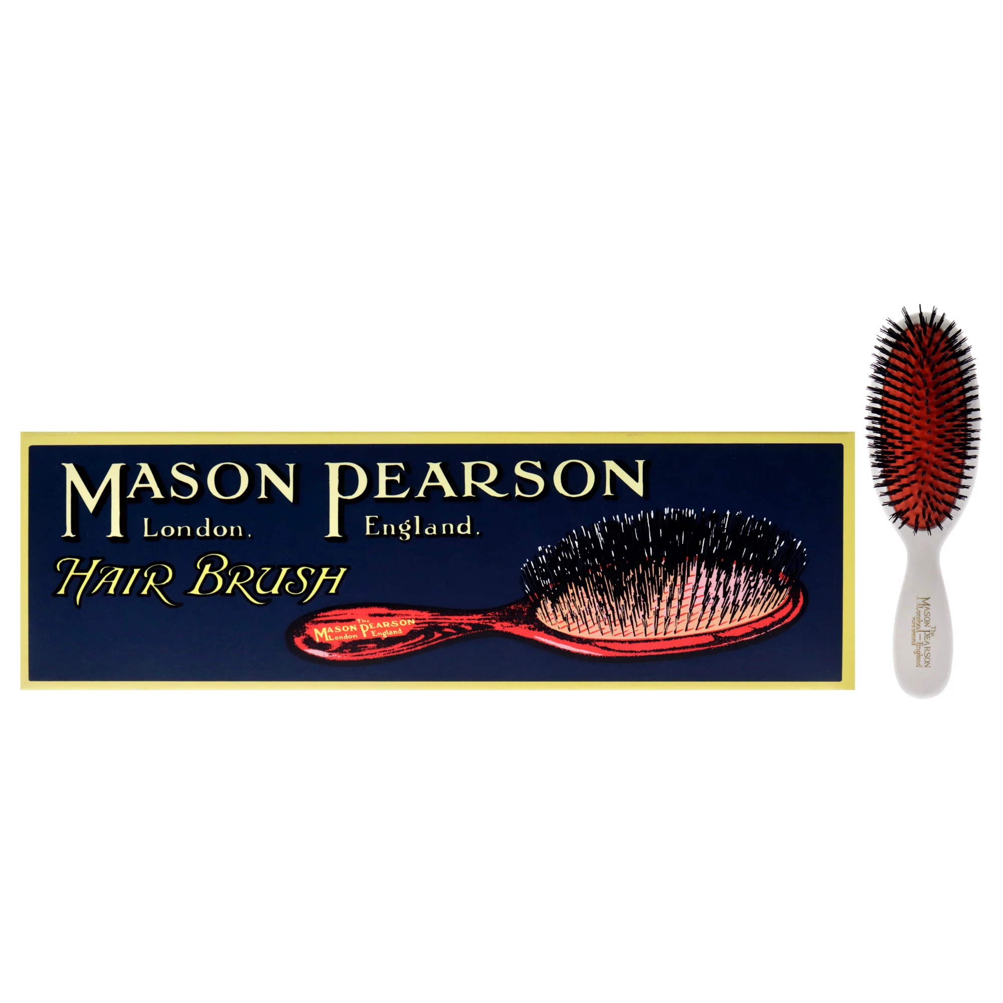 Pocket Bristle Brush - B4 Ivory by Mason Pearson for Unisex - 1 Pc Hair Brush - Olabens