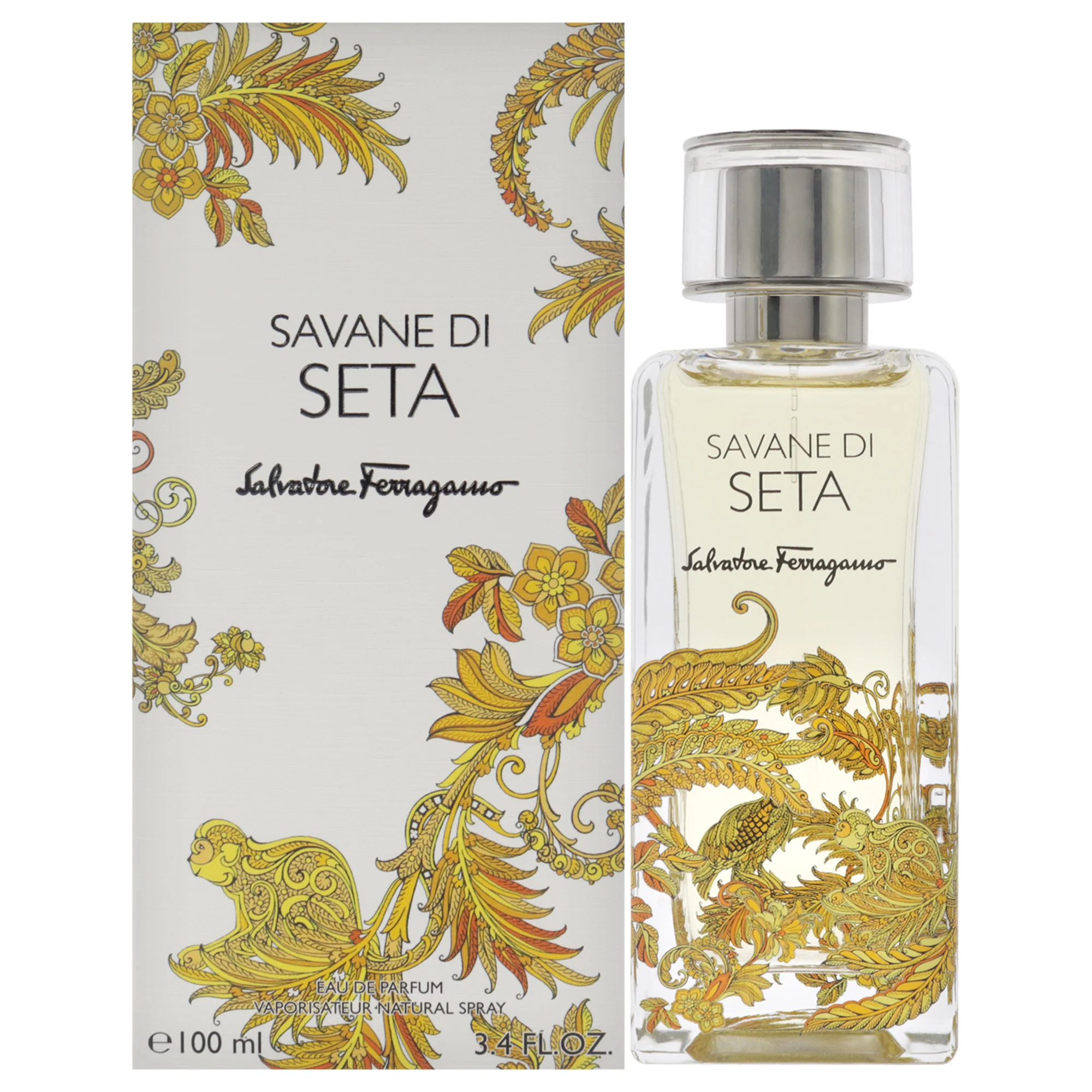 Savane Di Seta by Salvatore Ferragamo for Unisex - 3.4 oz EDP Spray - Olabens