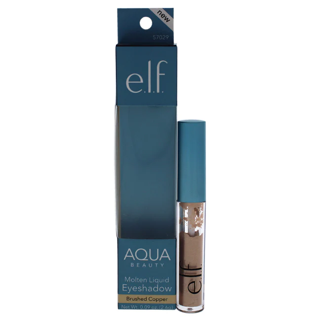 e.l.f. Aqua Beauty Molten Liquid Eyeshadow - Brushed Copper by e.l.f. for Women - 0.09 oz Eyeshadow - Olabens
