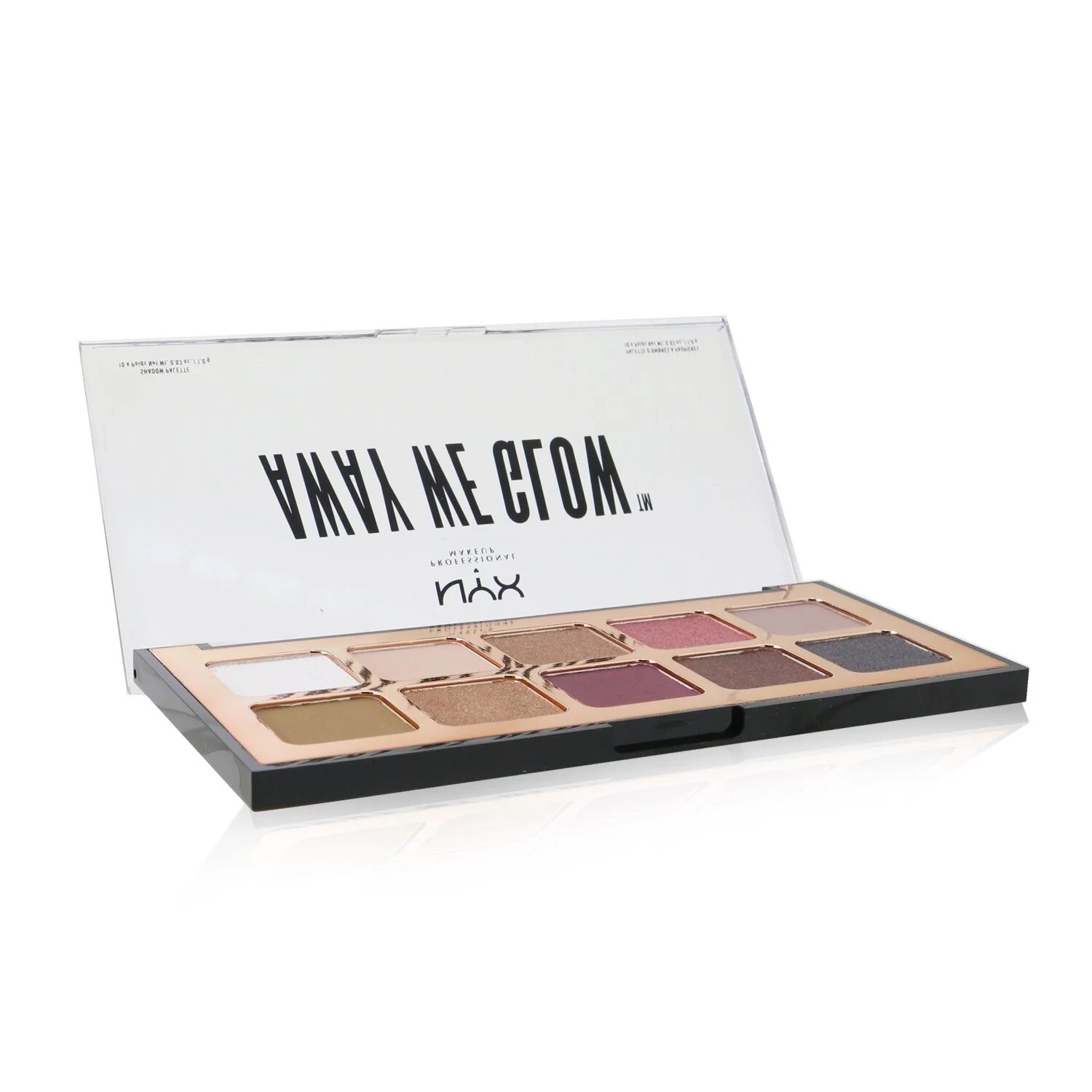 NYX Away We Glow Shadow Palette (10x Eyeshadow) - # Lovebeam  10x1g/0.03oz - Olabens