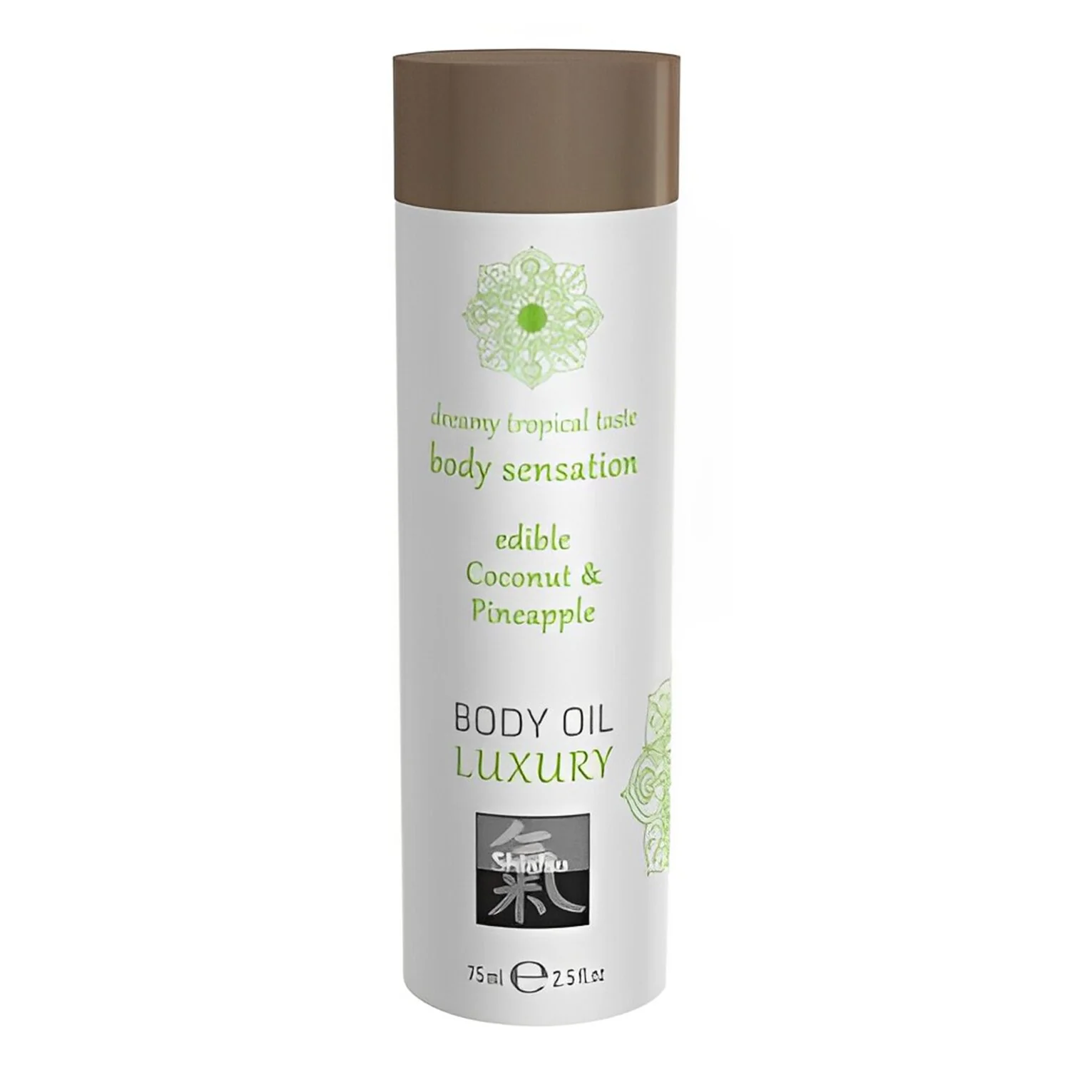SHIATSU Luxury Body Oil Edible - Coconut & Pineapple  75ml / 2.5oz - Olabens