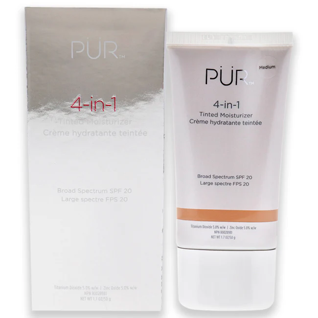 Pur Minerals 4-In-1 Tinted Moisturizer SPF 20 - Medium by Pur Minerals for Women - 1.7 oz Makeup - Olabens