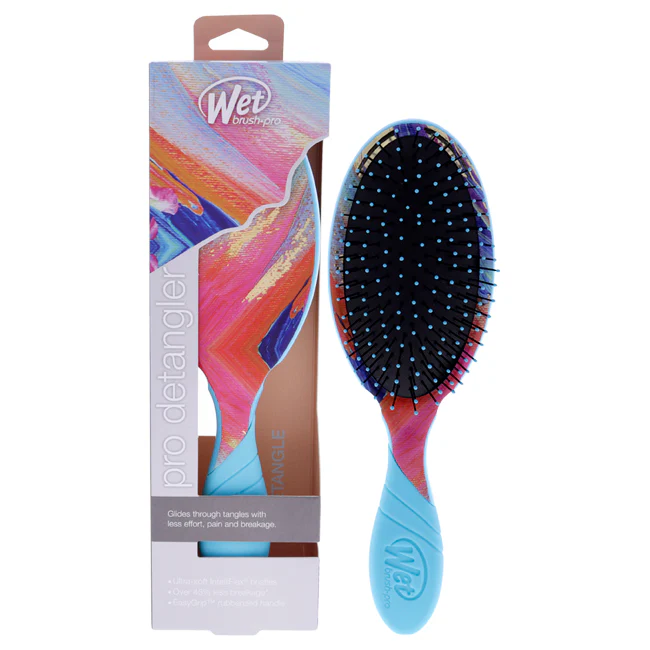 Wet Brush Pro Detangler Bright Future Brush - Teal by Wet Brush for Unisex - 1 Pc Hair Brush - Olabens