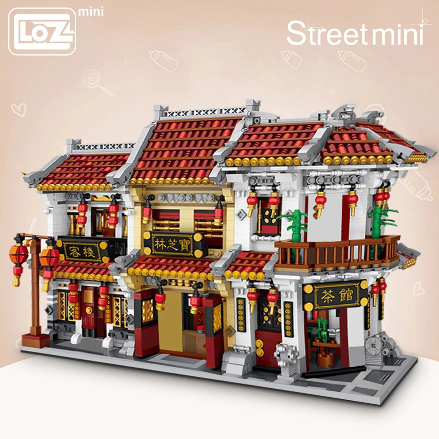 Loz LOZ Mini Blocks - Martial arts Building Bricks Set  42 x 30 x 5 cm - Olabens