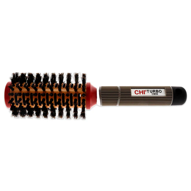 CHI Turbo Ceramic Round Brush Boar Bristles - CB06 Medium by CHI for Unisex - 1 Pc Hair Brush - Olabens