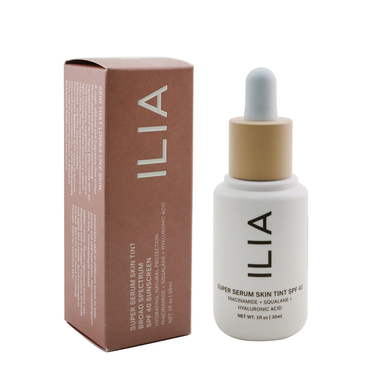 ILIA Super Serum Skin Tint SPF 40 - # ST3 Balos (Very Light With Neutral Cool Undertones)  30ml/1oz - Olabens