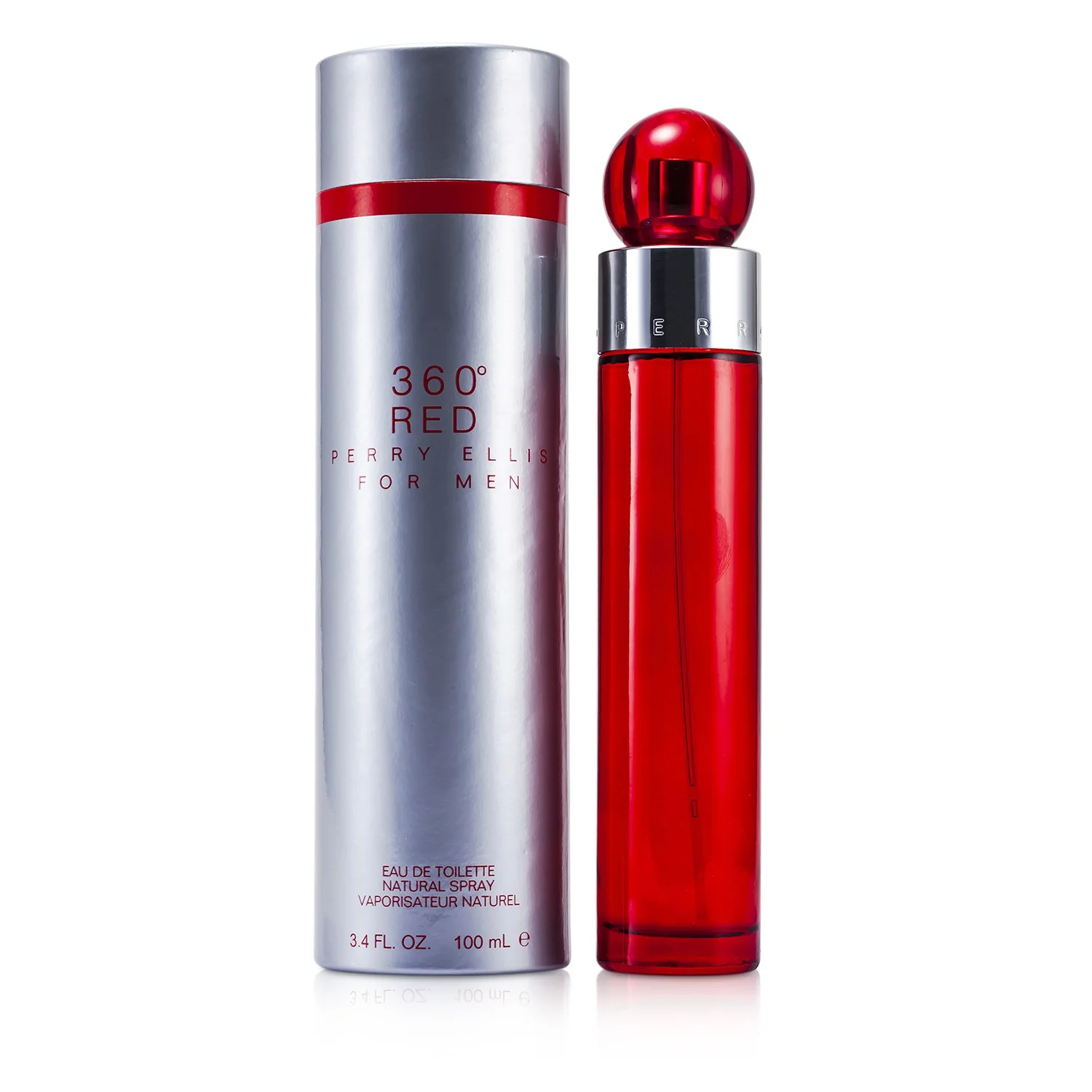 Perry Ellis 360 Red Eau De Toilette Spray  100ml/3.3oz - Olabens
