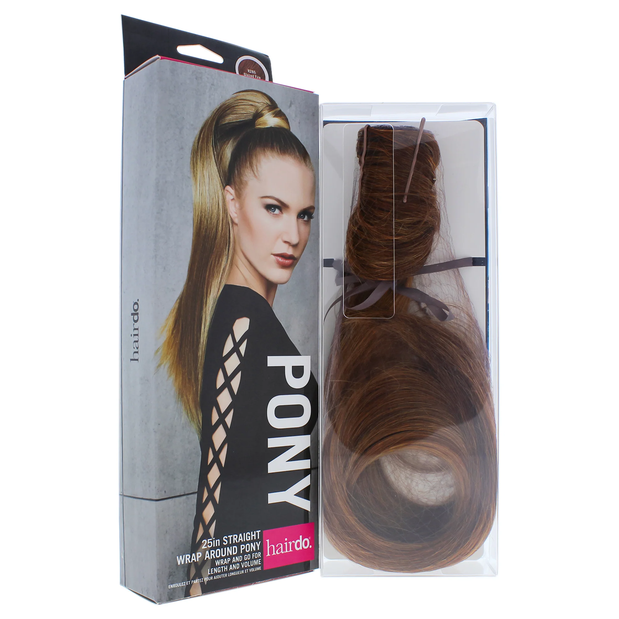 Straight Pony - R28S Glazed Fire by Hairdo for Women - 25 Inch Hair Extension - Olabens
