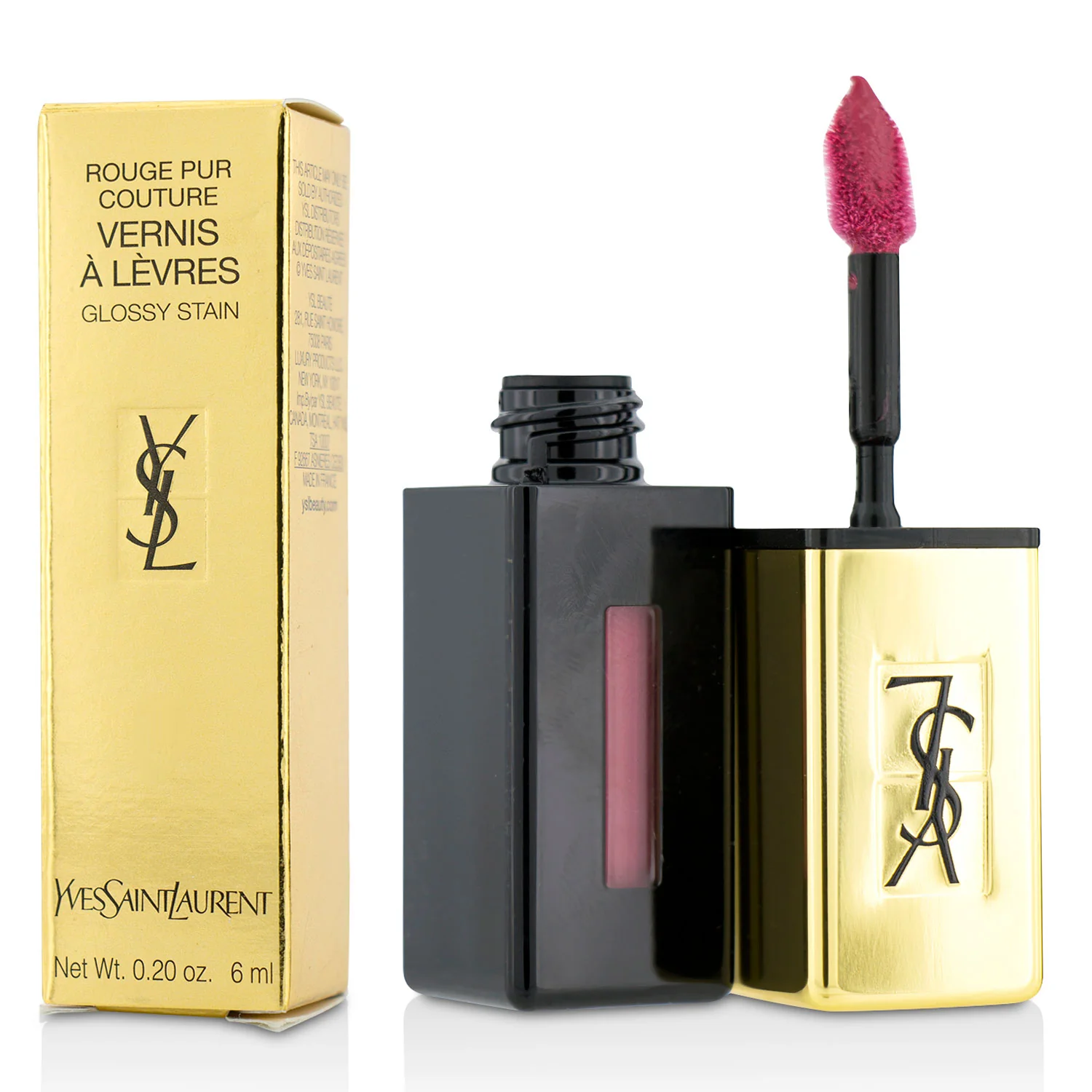 Yves Saint Laurent Rouge Pur Couture Vernis a Levres Glossy Stain - # 5 Rouge Vintage  6ml/0.2oz - Olabens