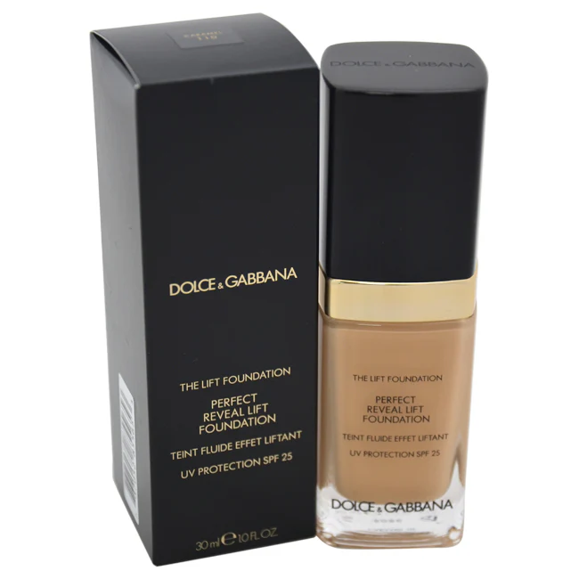 Dolce and Gabbana Perfect Reveal Lift Foundation SPF 25 - 110 Caramel by Dolce and Gabbana for Women - 1 oz Foundation - Olabens