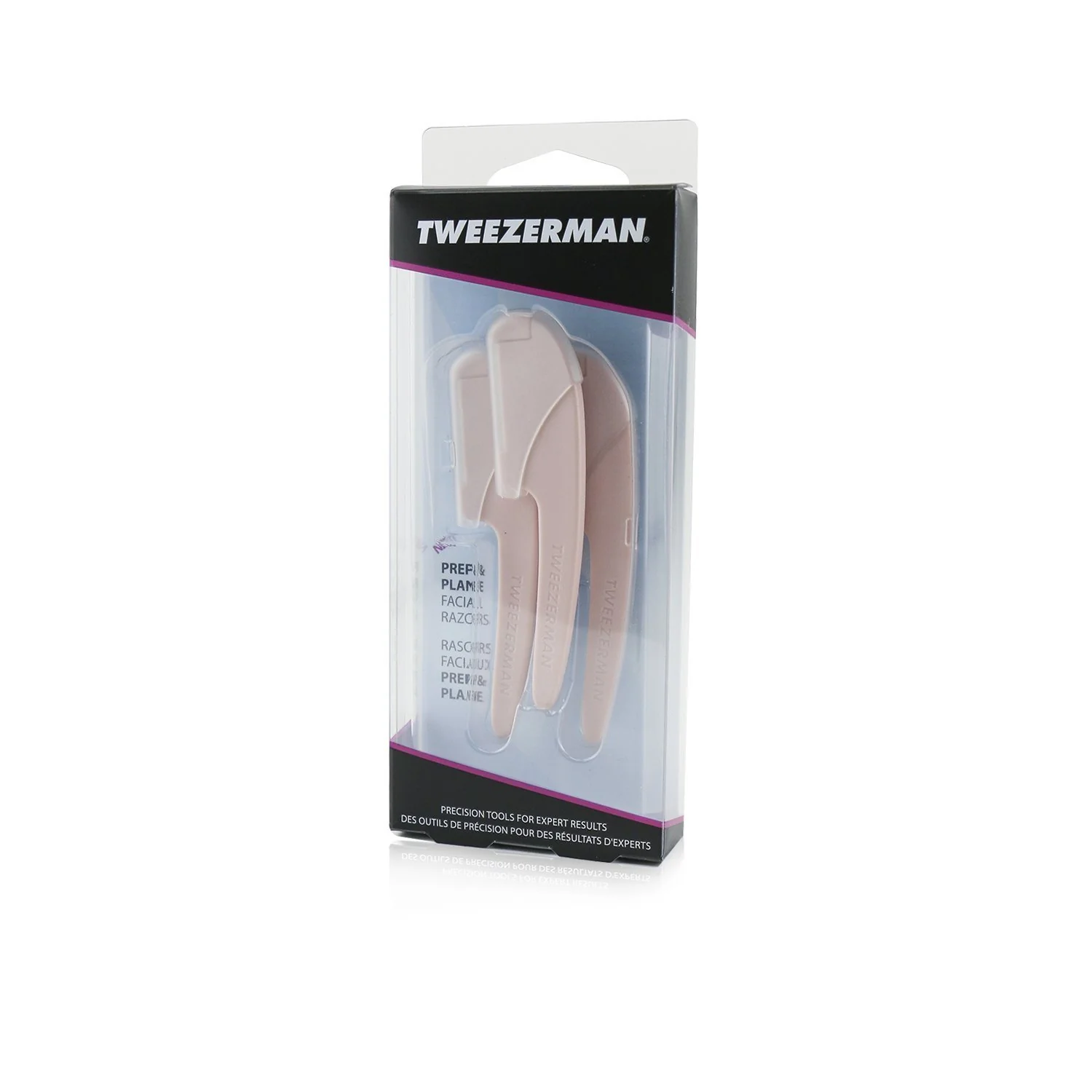 Tweezerman Prep & Plane Facial Razors  3pcs - Olabens